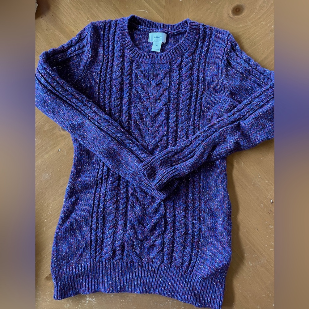 Cable knit sweater